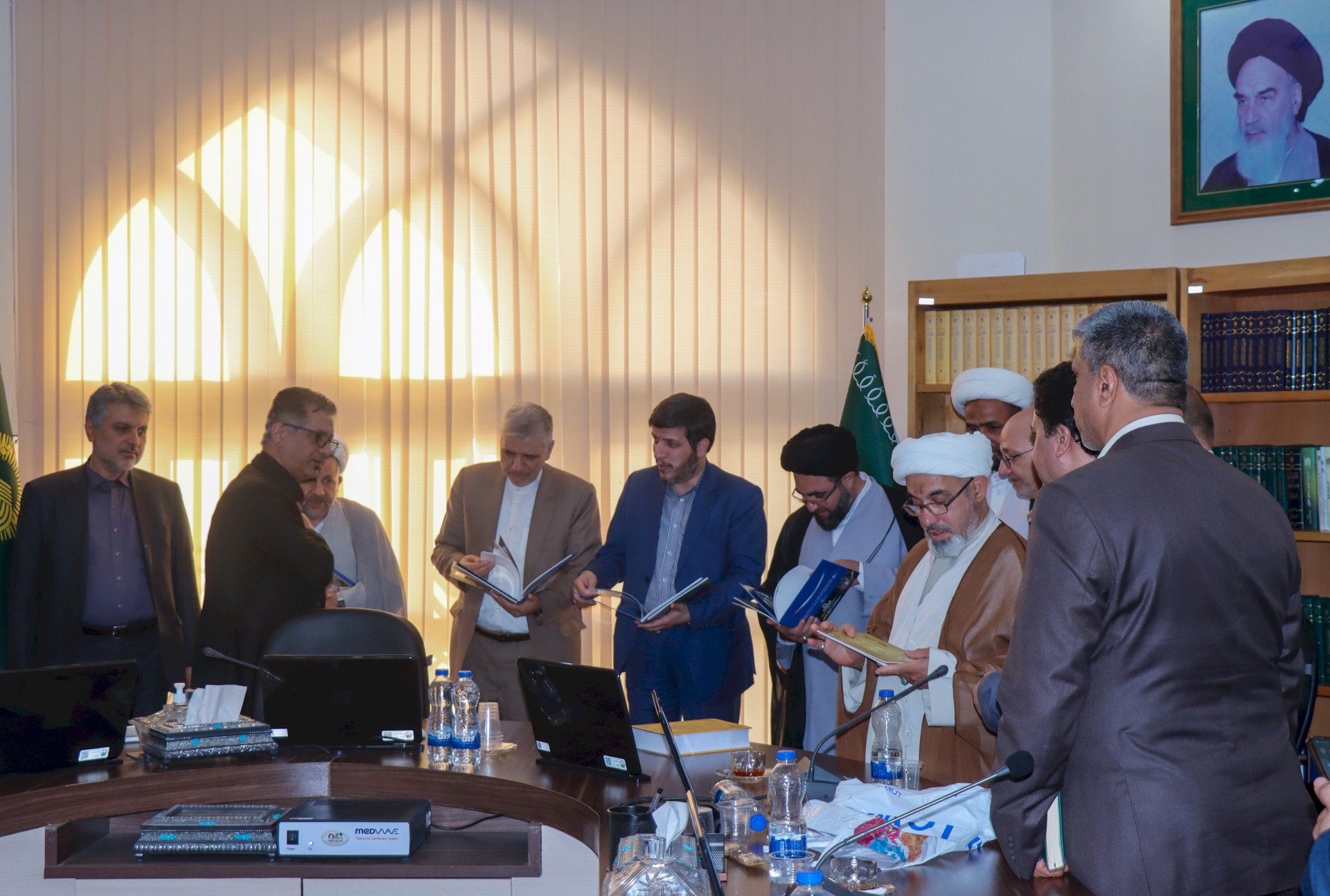 الشيخ الخويلديّ ضمن وفد العتبة العبَّاسيَّة المقدَّسة