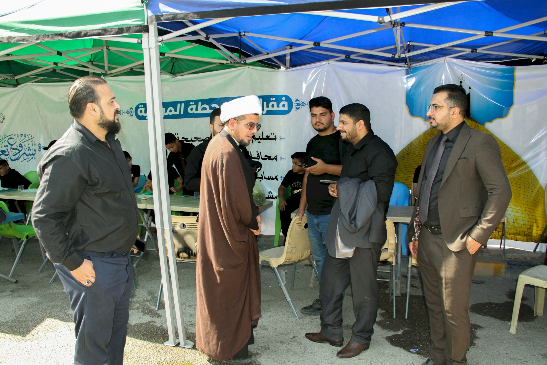 استمرار خدمة زوار الامام الحسين عليه السلام في موكب مركز تراث الحلة
