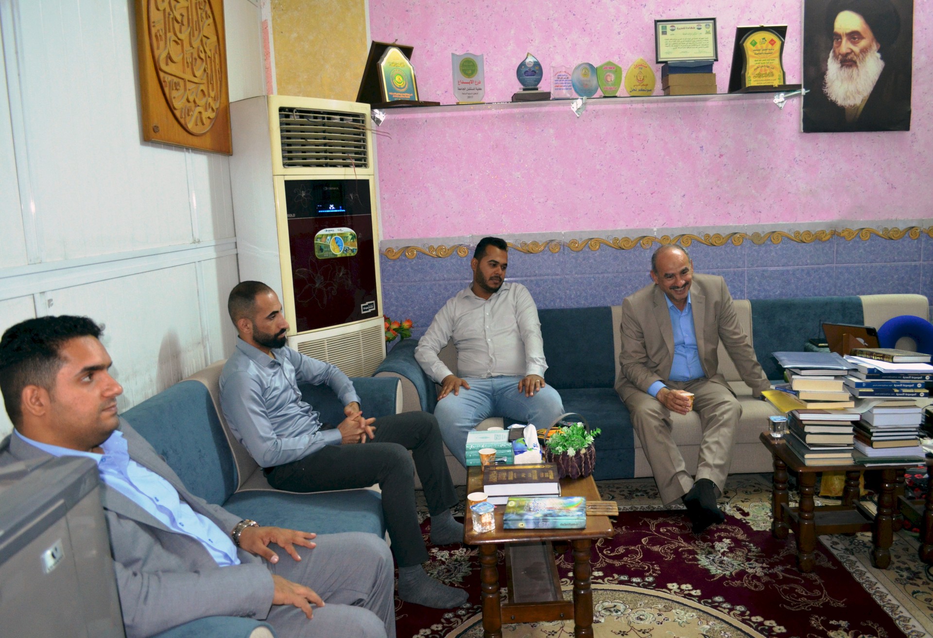 عضو مجلس إدارة العتبة العبَّاسيَّة المقدَّسة في زيارةٍ خاصَّة لمركز تُراث الحِلَّة
