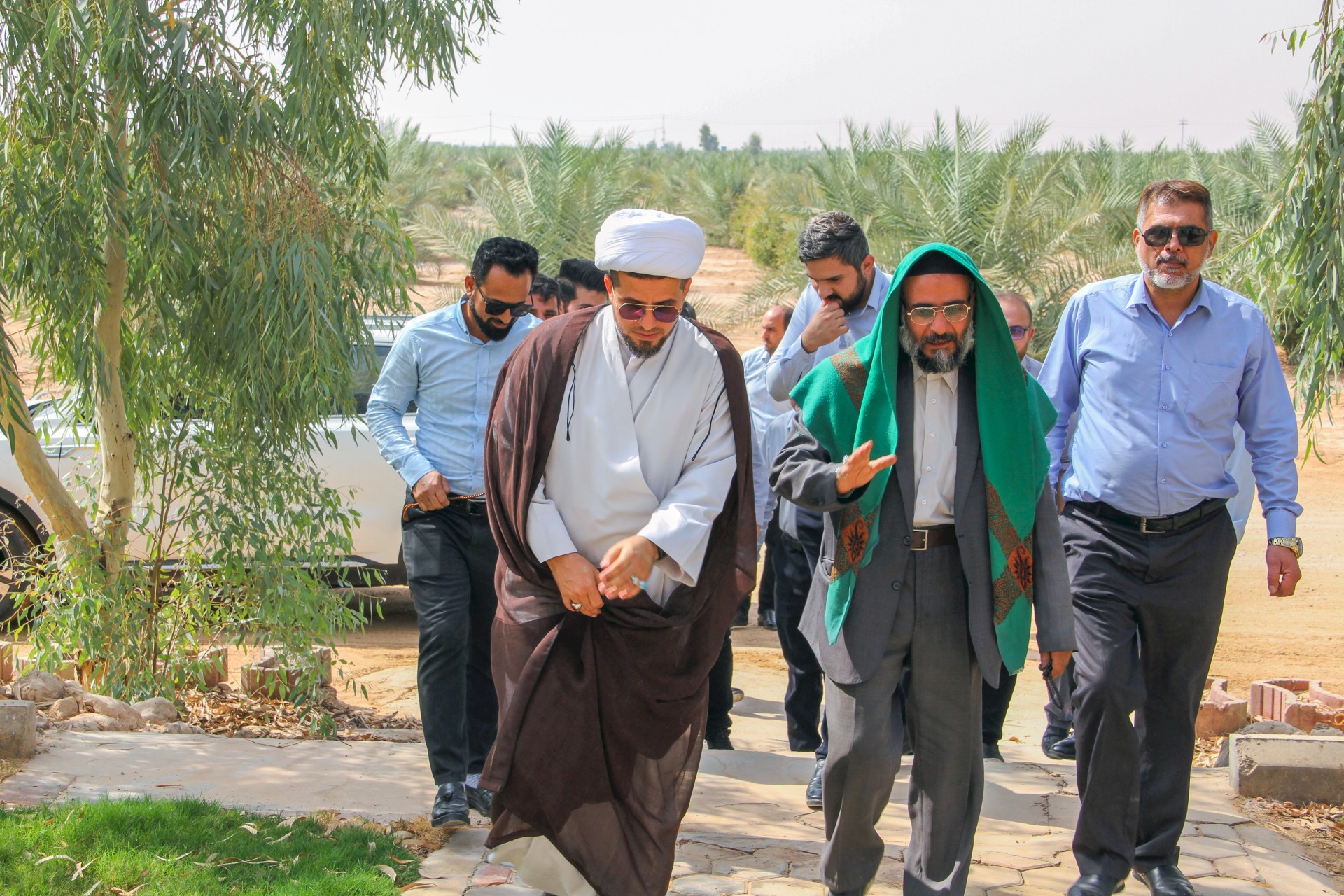 مركزُ تُراث الحِلَّة يُنظِّم زيارة ميدانيَّة الى عددٍ مِن مشاريع العتبة العبَّاسيّة المقدَّسة