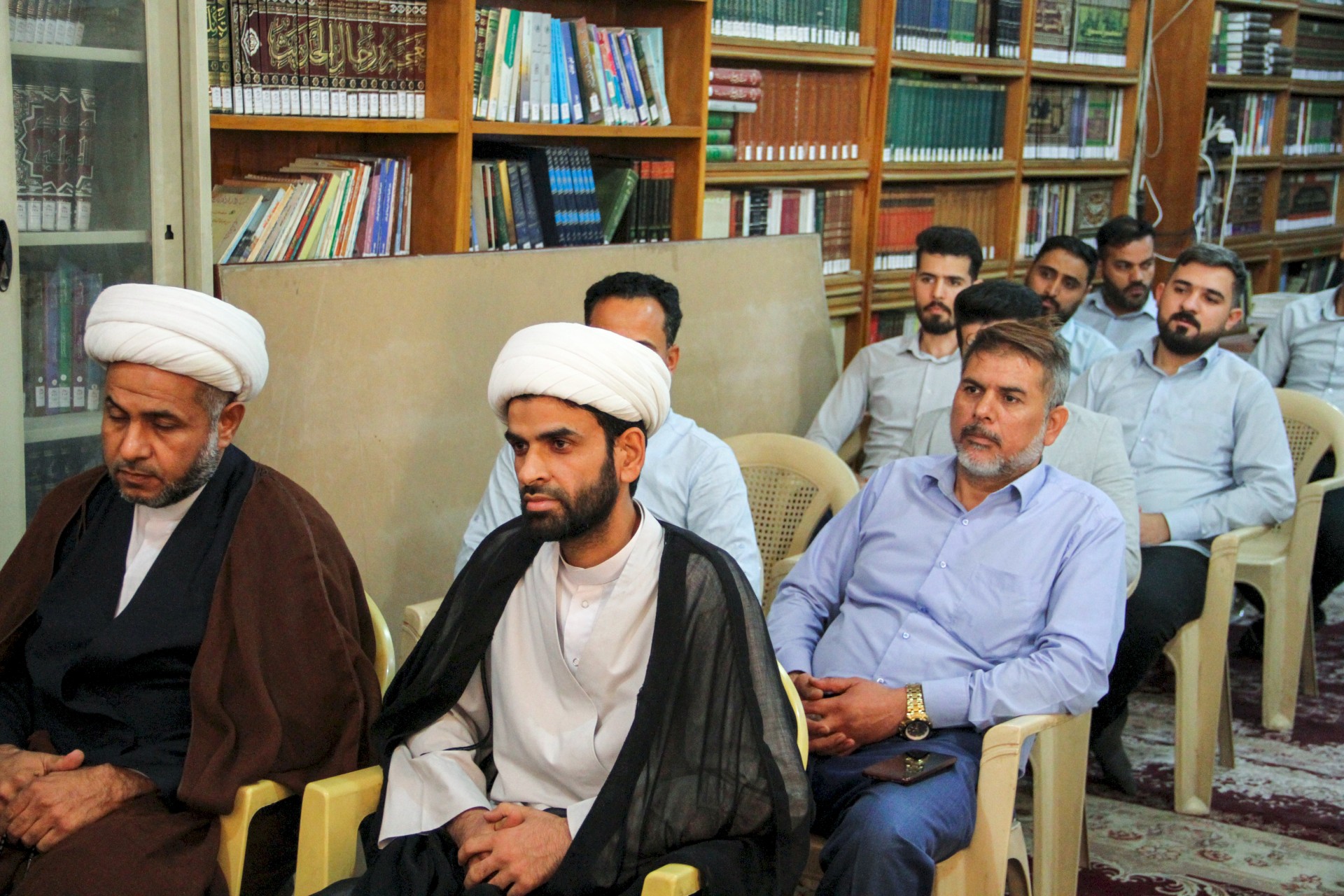 زيارة الشيخ عمار الهلاليّ (دام عزه) لمركز تراث الحِلَّة