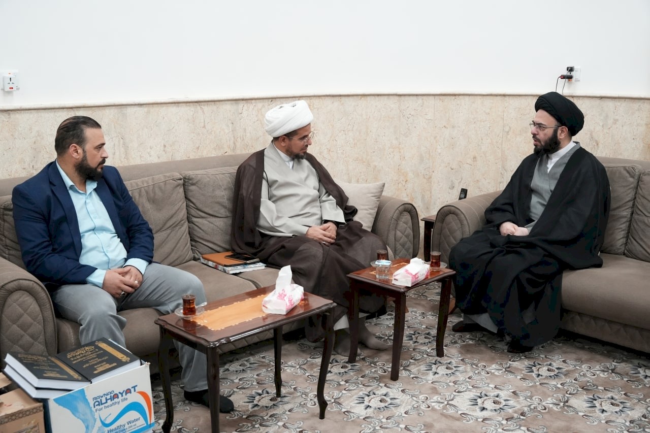 زيارةُ الشيخ صادق الخويلديّ إلى مجلَّة دراسات علميَّة
