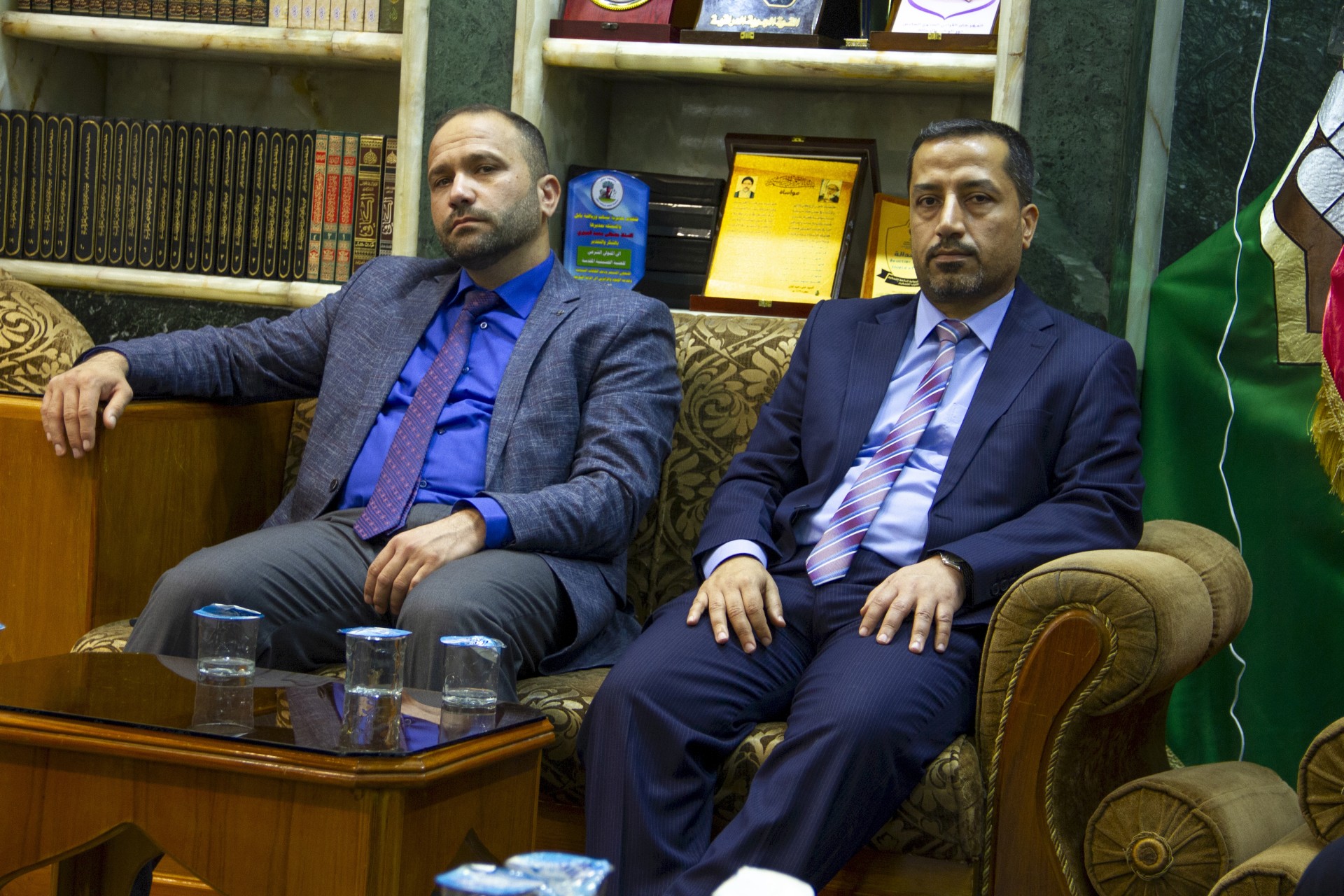 سماحة المتولي الشرعي للعتبة الحسينية (دام عزه) يلتقي وفدًا من اللجنة التحضيرية والعلمية لمؤتمر الزهراء (عليها السلام)