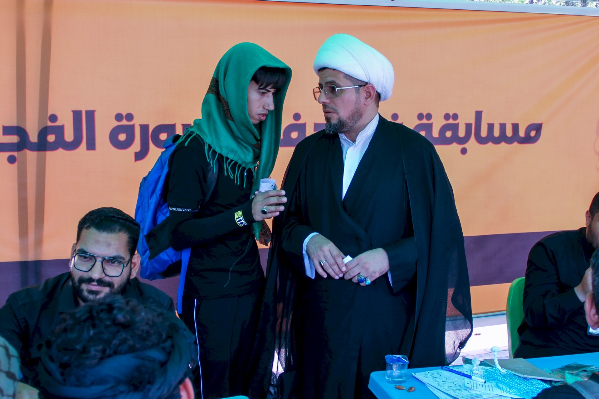 موكب مركز تراث الحلة بخدمة زوار ابي الاحرار