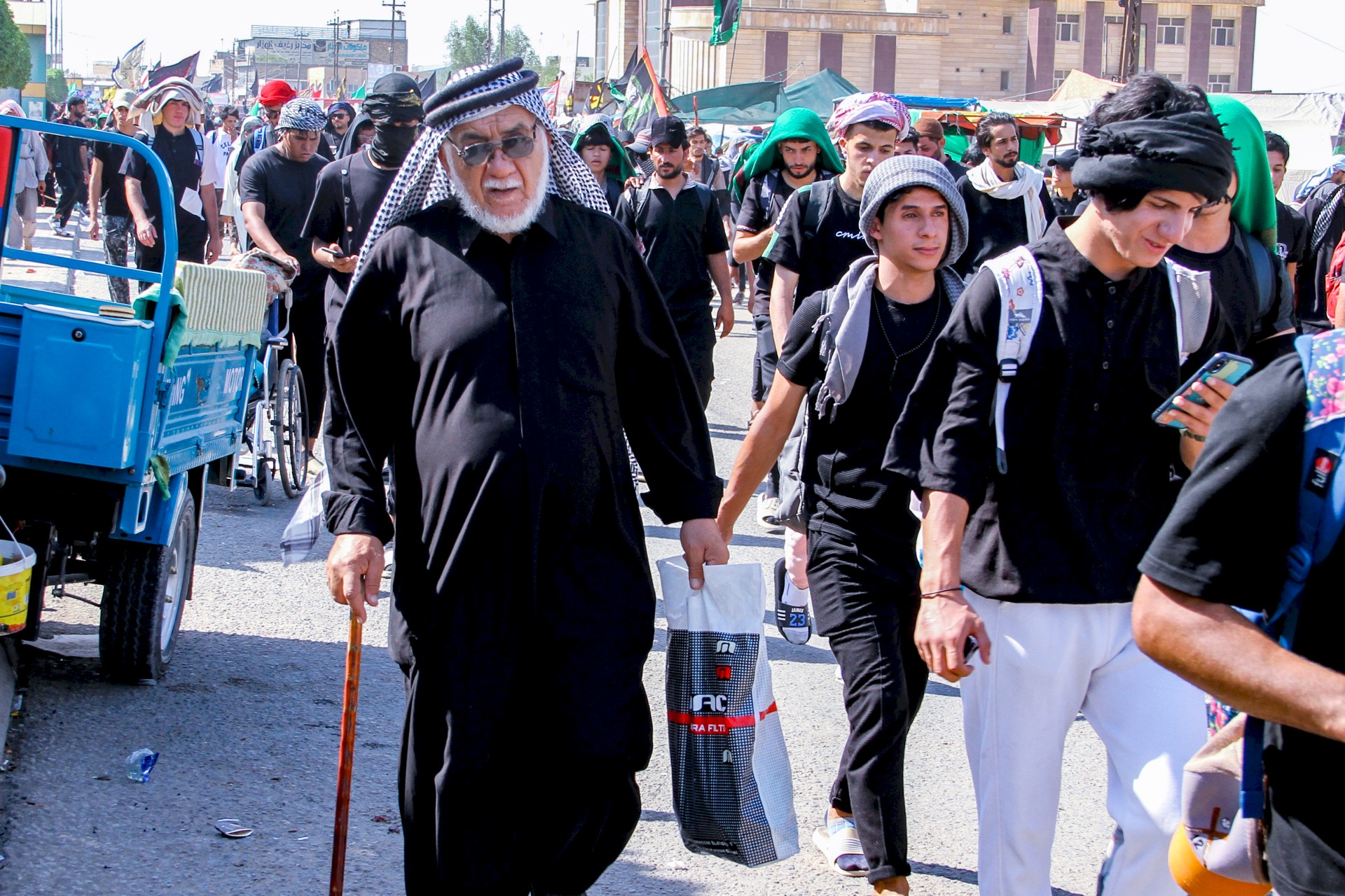 استمرار مركز تراث الحلة بتقديم الخدماتِ لزائري اربعينية الامام الحسين (عليه السلام )