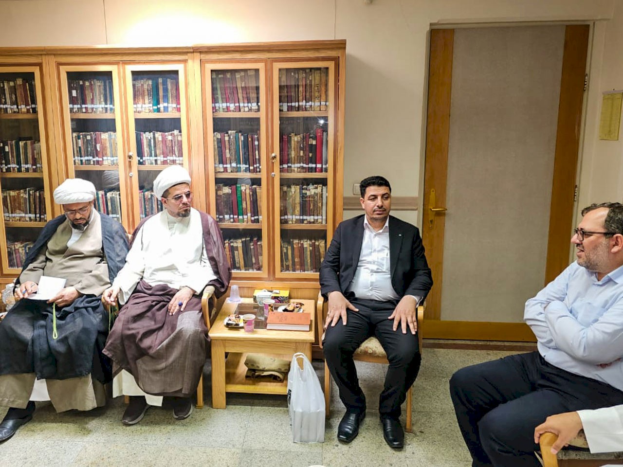 الشيخ الخويلديّ في وفد العتبة العبَّاسيَّة المقدَّسة