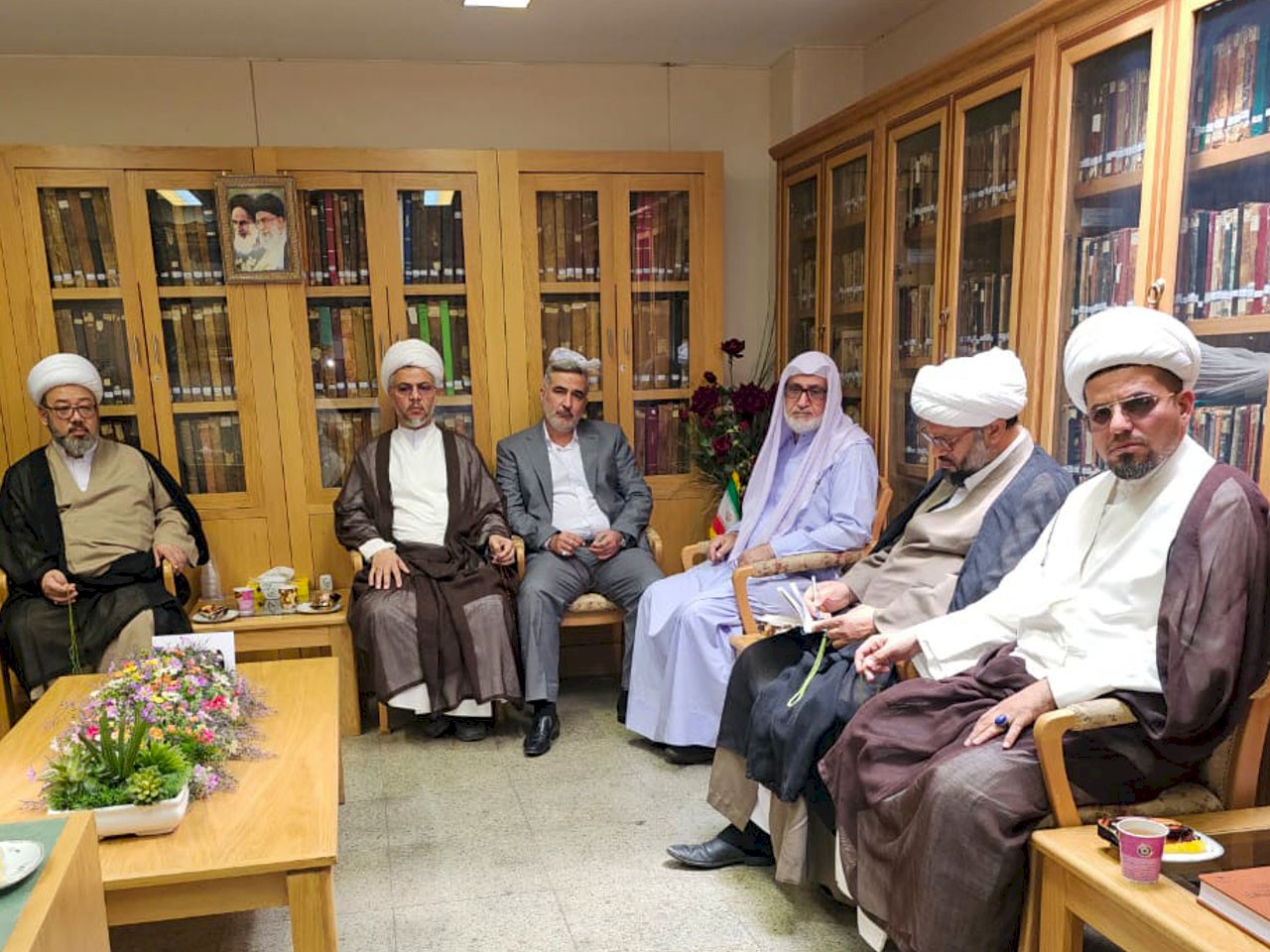 الشيخ الخويلديّ في وفد العتبة العبَّاسيَّة المقدَّسة