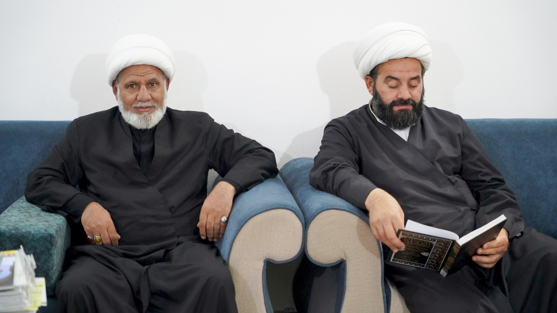 الشيخان عليّ الأسدي وعامر المعموريّ في ضيافة مركز تراث الحلة