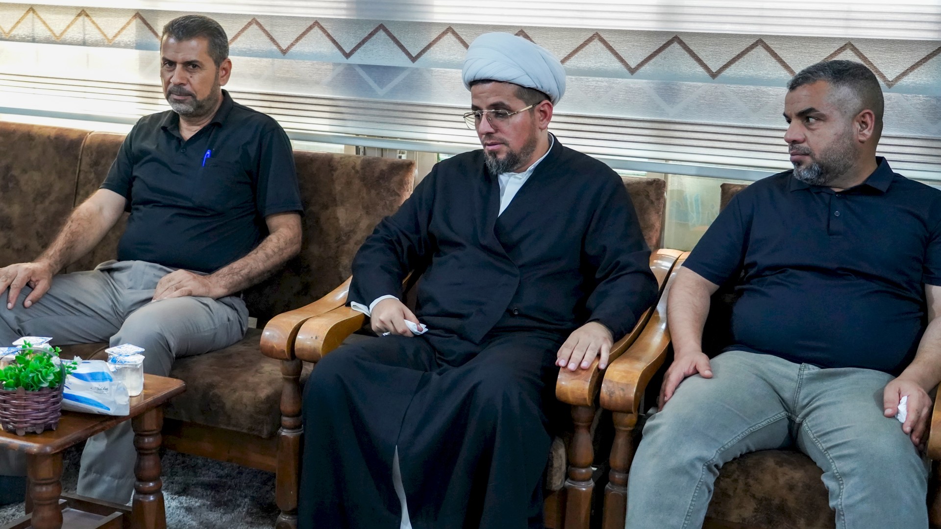 الشيخان عليّ الأسدي وعامر المعموريّ في ضيافة مركز تراث الحلة