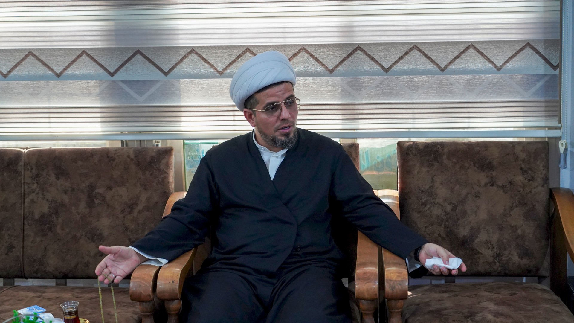 الشيخان عليّ الأسدي وعامر المعموريّ في ضيافة مركز تراث الحلة