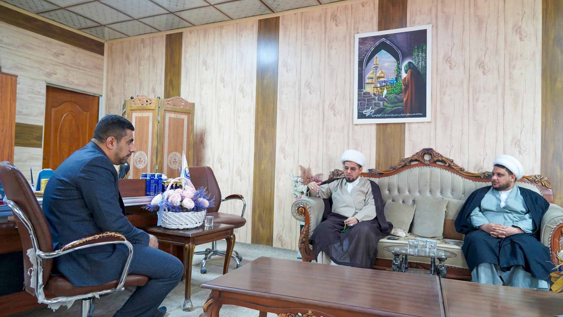 وفدُ مركز تراث الحلّة يزور كلّيّة الإمام الكاظم (عليه السلام) لتعزيز التّعاون العلميّ، والثقافيّ