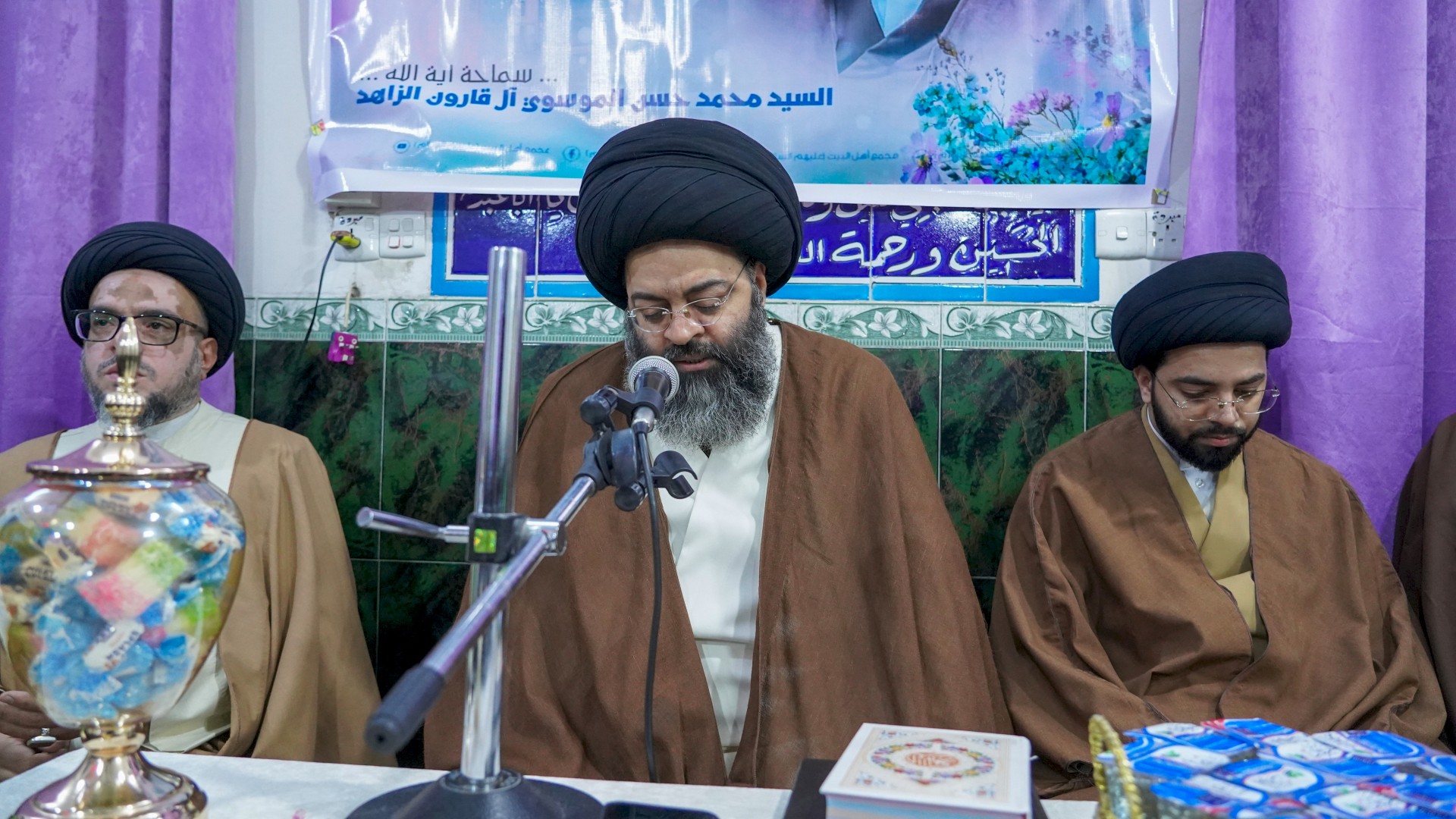 سماحة السيّد القارونيّ (دام عزه) يحلّ ضيفًا على مدينة الحلّة الفيحاء