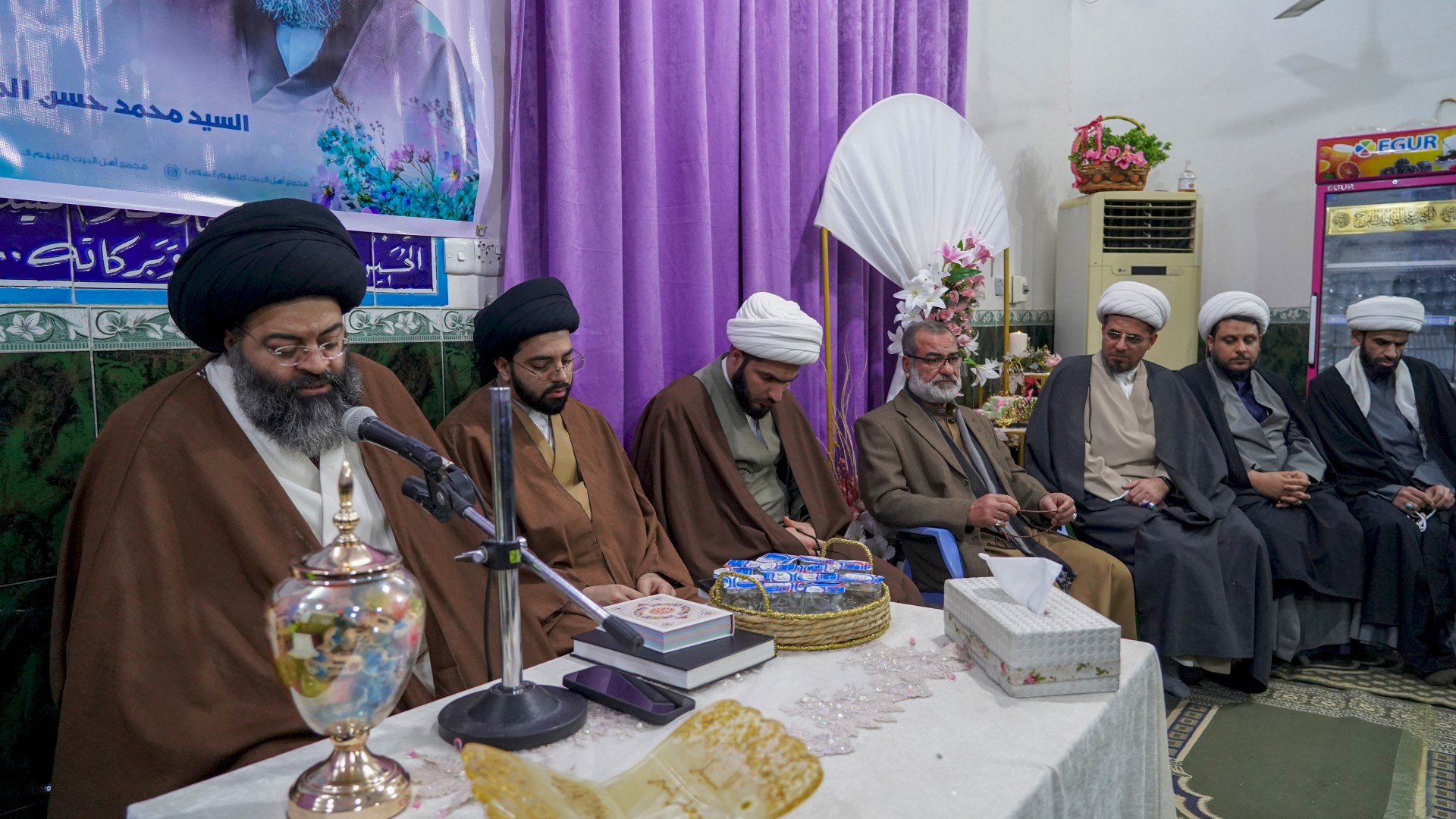 سماحة السيّد القارونيّ (دام عزه) يحلّ ضيفًا على مدينة الحلّة الفيحاء