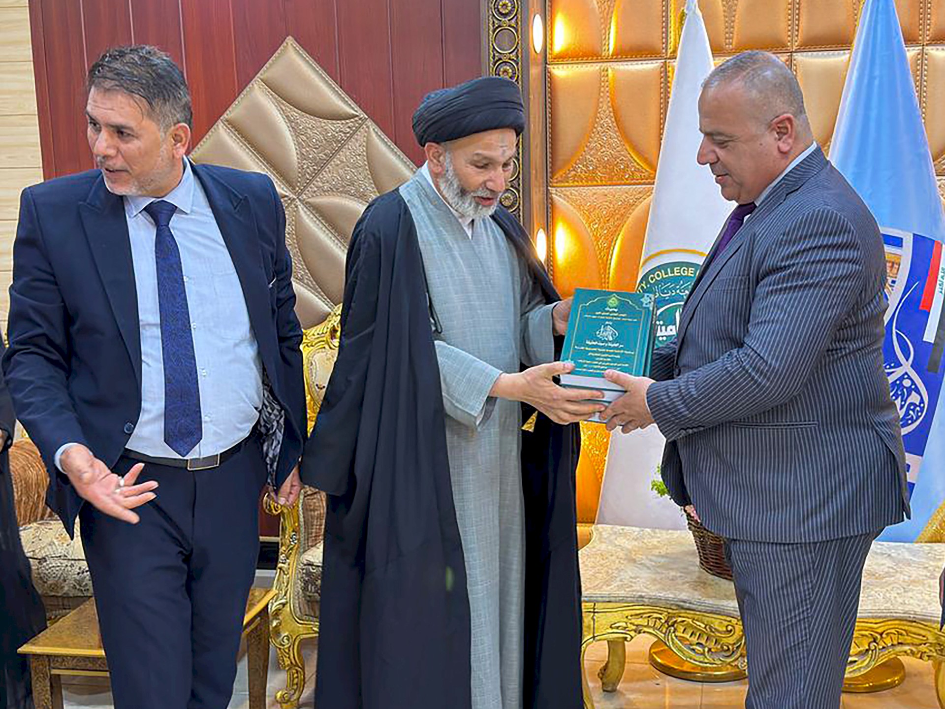 وفدُ المُؤتمر العلميّ الدّوليّ لسيّدة نِساء العالمين (عليها السلام) في ضيافةِ جامعَتَي ميسان، وديالى
