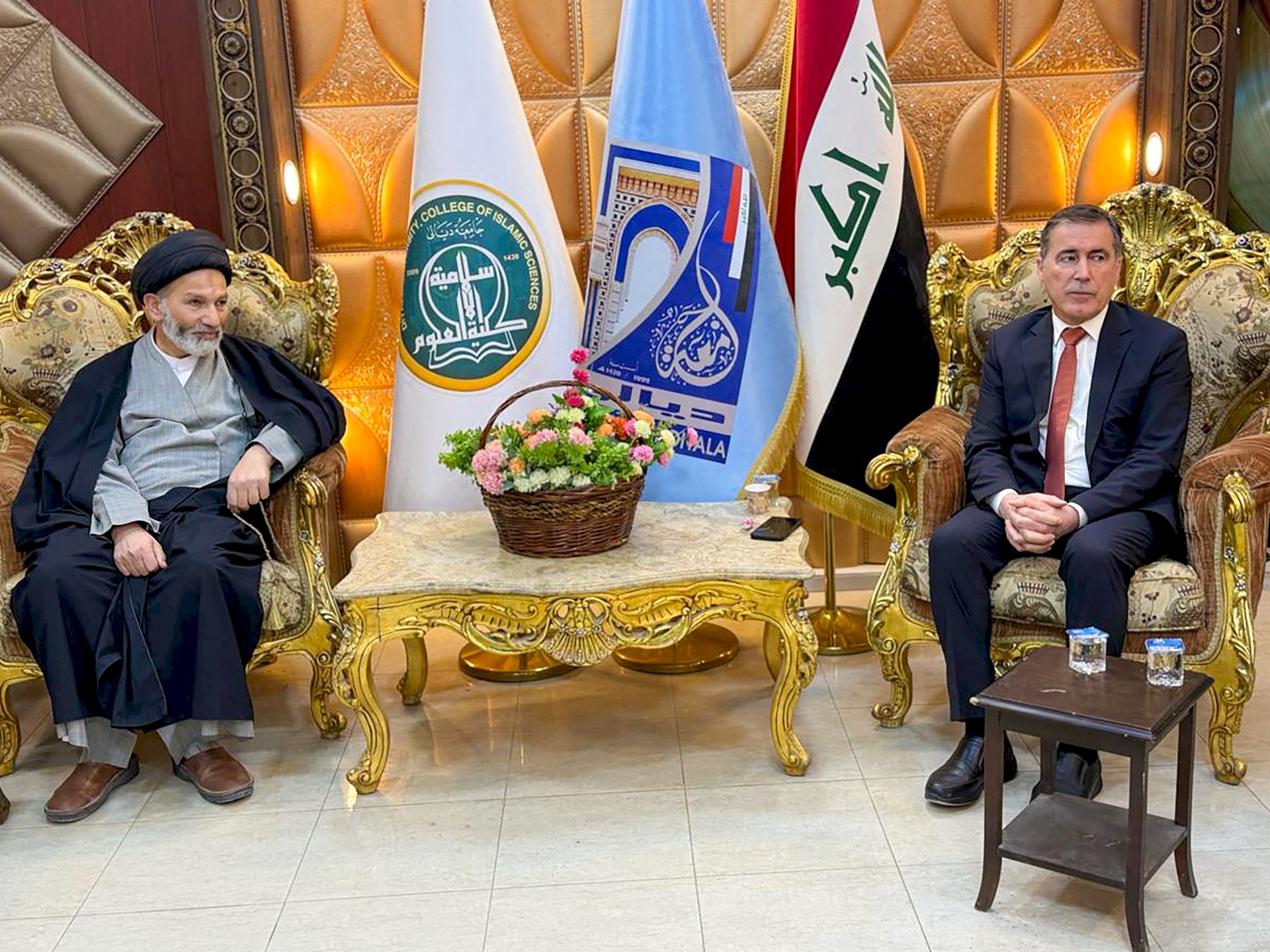 وفدُ المُؤتمر العلميّ الدّوليّ لسيّدة نِساء العالمين (عليها السلام) في ضيافةِ جامعَتَي ميسان، وديالى
