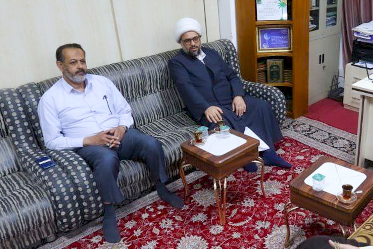 زيارة مدير مركز تراث الحلّة الشيخ صادق الخويلدي إلى مركز تراث البصرة
