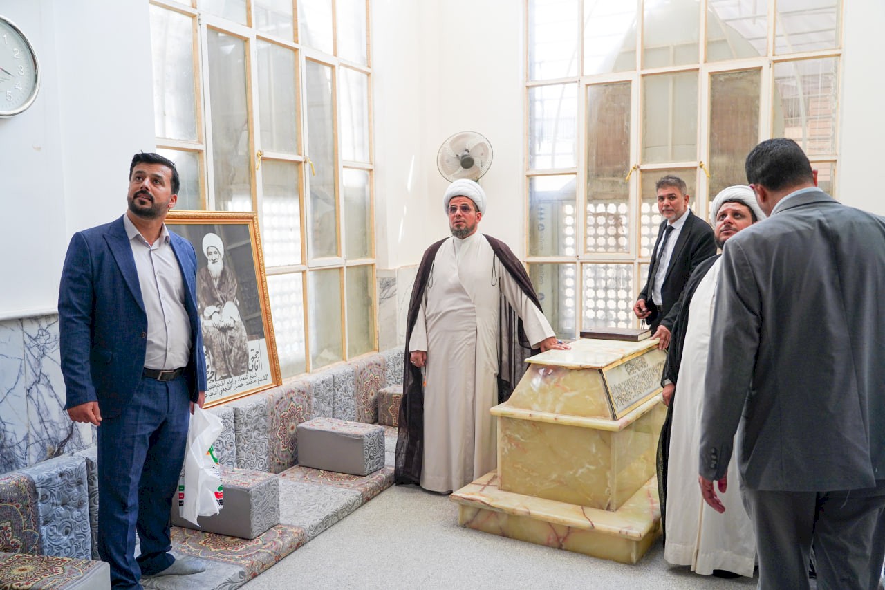 وفد مركز تراث الحلّة في زيارة علميّة إلى النّجف الأشرف