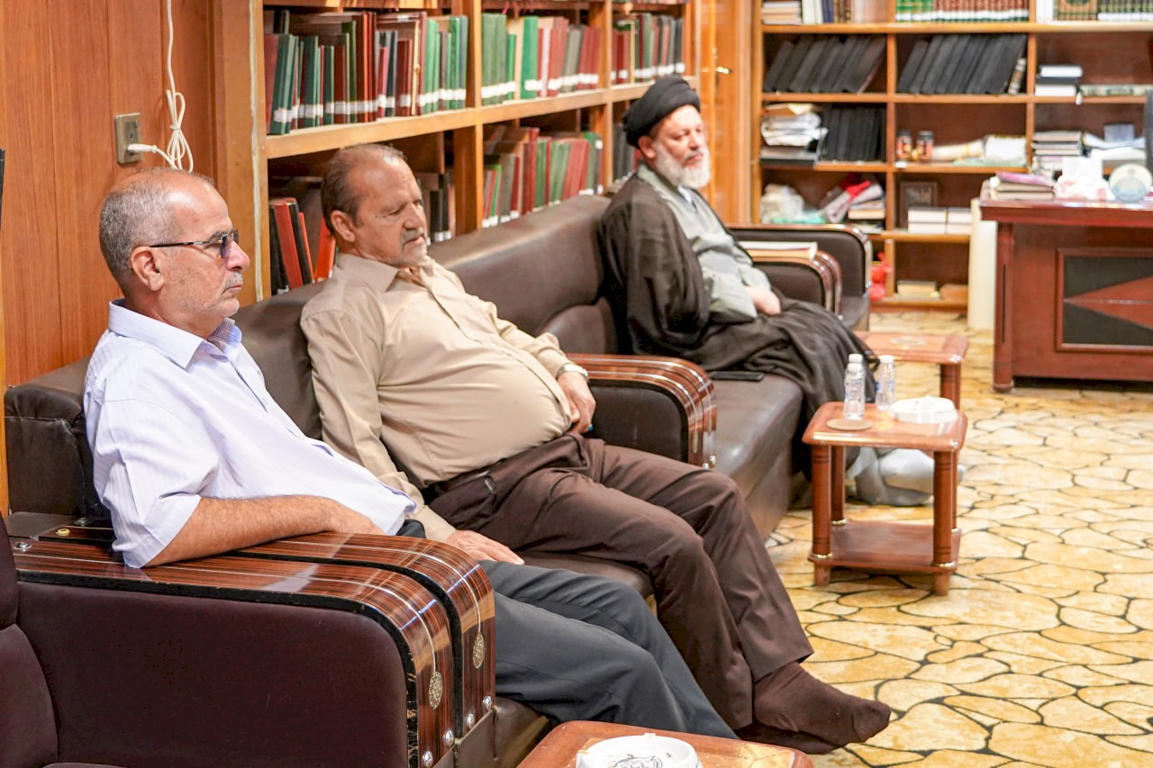 وفد مركز تراث الحلّة في زيارة علميّة إلى النّجف الأشرف