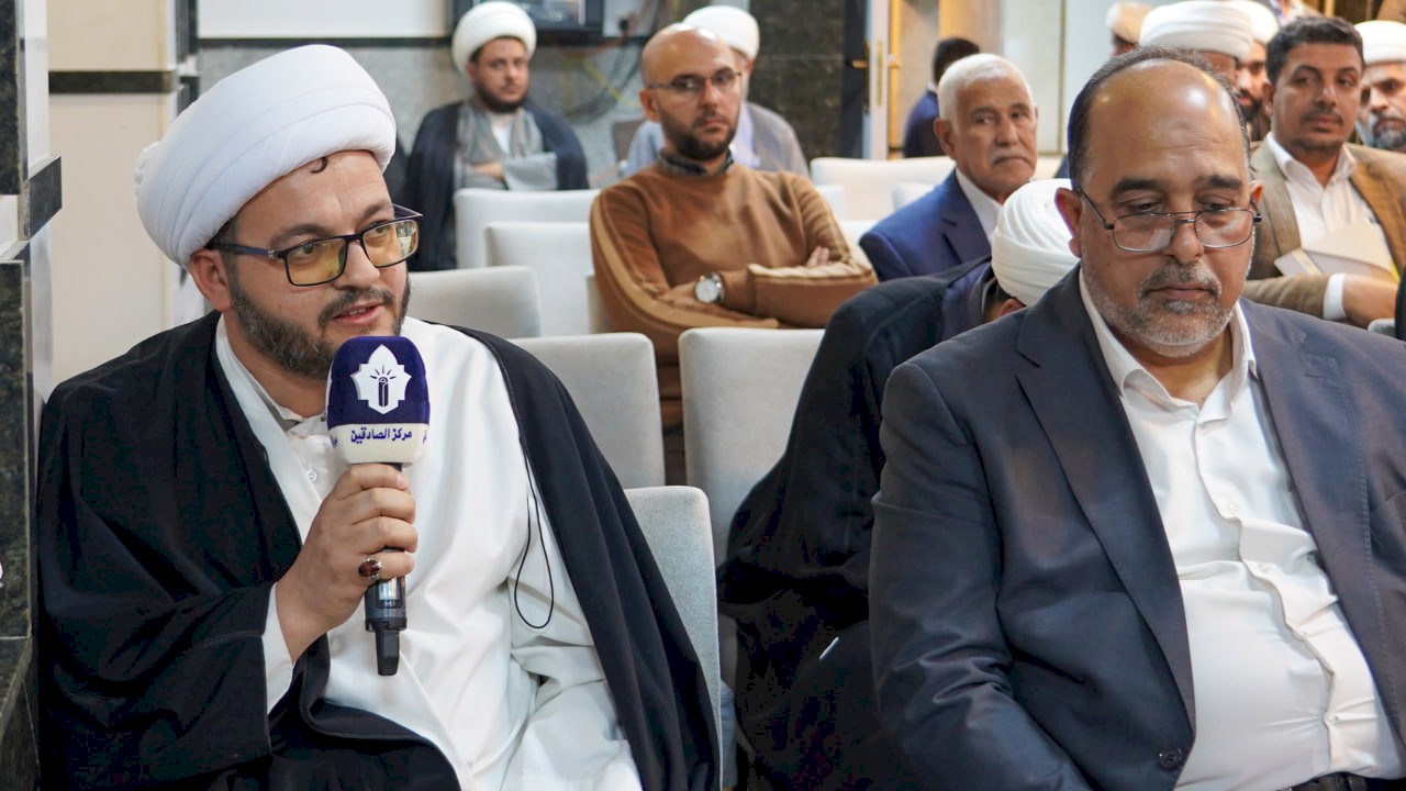 مركز تراث الحلّة يحضر النّدوة العلميّة الرابعة لمركز الصادقين في النّجف الأشرف