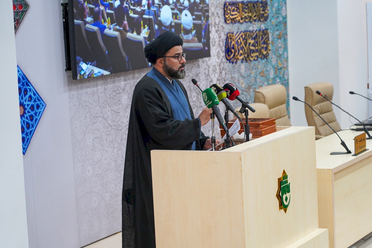وفد مركز تراث الحلّة يشارك في المؤتمر العلميّ التمهيديّ الأوّل لإحياء ألفيّة الحوزة العلميّة في النجف الأشرف