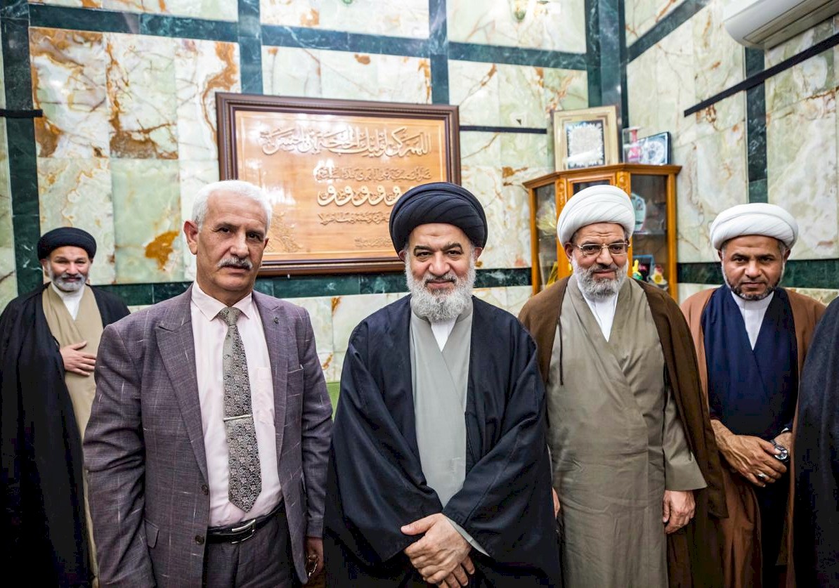 لقاء سماحة المتولي الشرعي للعتبة العباسية المقدسة بوفد مؤتمر الزهراء عليها السلام العلمي الدولي الثاني