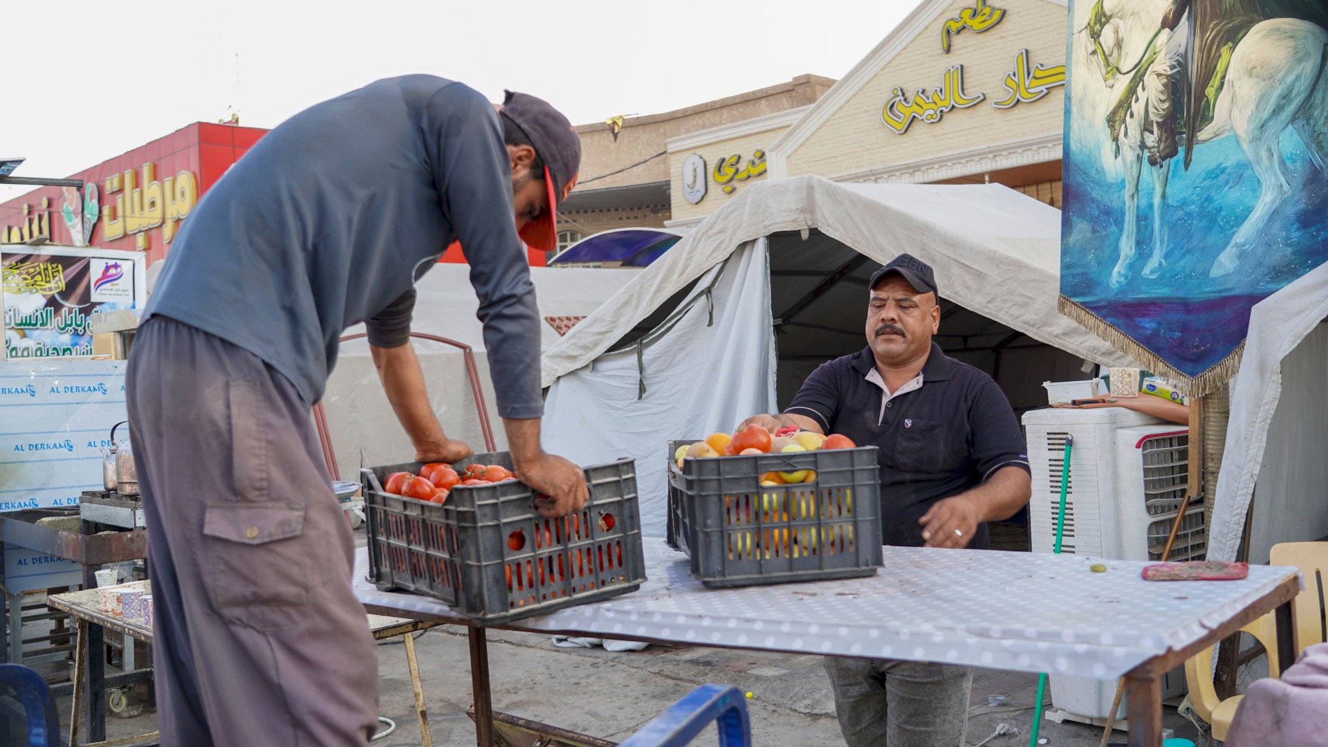 موكب مركز تراث الحلة في  احياء مسيرة الأربعين 1446
