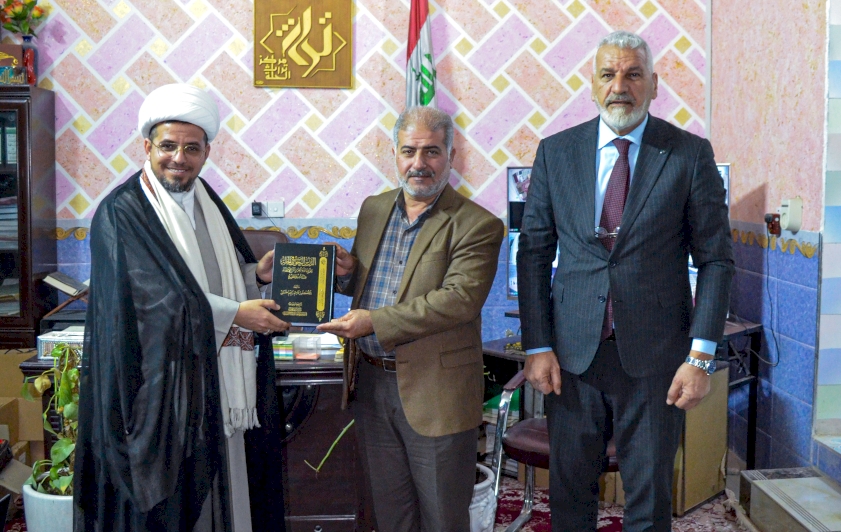 مدير مركز بابل للدراسات الحضاريَّة والتاريخيَّة في ضيافة مركز تراث الحِلَّة