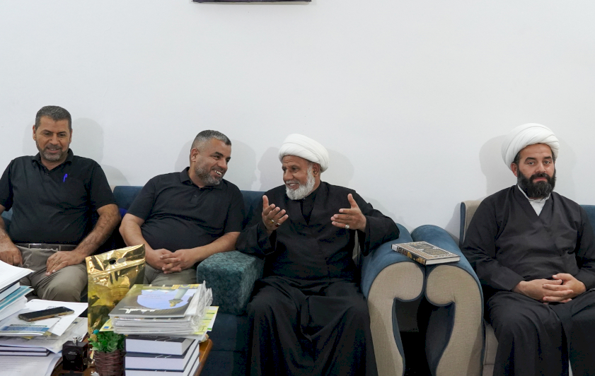 الشيخان عليّ الأسدي وعامر المعموريّ في ضيافة مركز تراث الحلة