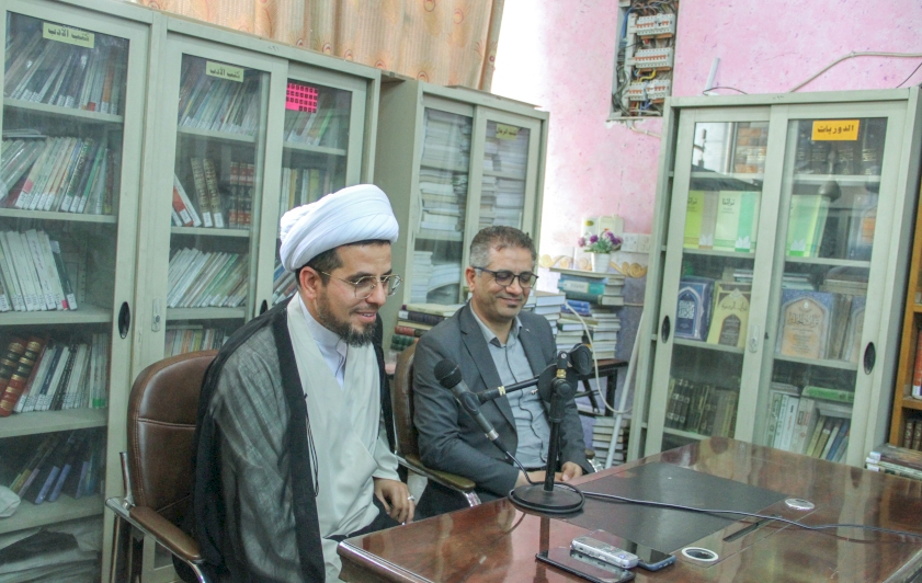 زيارةُ السيِّد رئيس القسم إلى مركز تراث الحِلَّة