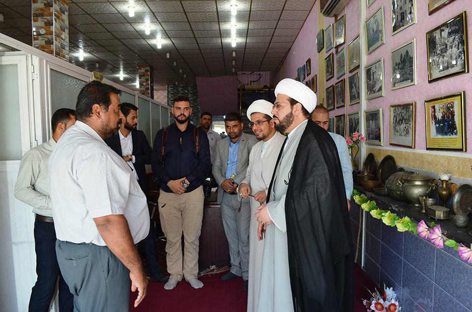 زيارة رئيس قسم شؤون المعارف الإسلامية و الإنسانية  مركز تراث الحلة