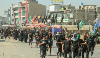 استمرار خدمة زوار الامام الحسين عليه السلام في موكب مركز تراث الحلة