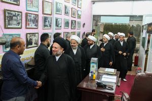 نجل المرجع محمد سعيد الحكيم (دام ظلّه) في ضيافة مركز تراث الحلة