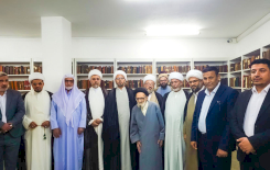 الشيخ الخويلديّ في وفد العتبة العبَّاسيَّة المقدَّسة