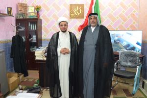 أمين مزار ابن طاووس في ضيافة المركز: