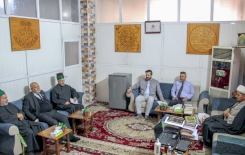 وفد العتبة الحسينيَّة المقدَّسة يزور مركز تُراث الحِلَّة