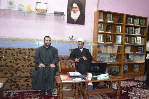 مدير مركز تراث الحلة يستقبل السيِّد صالح القزويني