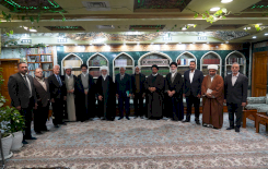 سماحة المتولي الشرعي للعتبة الحسينية (دام عزه) يلتقي وفد اللجنة التحضيرية والعلمية للمؤتمر العلمي الدولي الخامس عن سيدة نساء العالمين فاطمة الزهراء (عليها السلام)