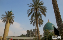مرقد العلاّمة ابن إدريس الحلي - مدينة الحلة - اعلام مركز تراث الحلة