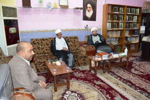 زيارة الشيخ عمار الهلاليّ (دام عزه) لمركز تراث الحِلَّة