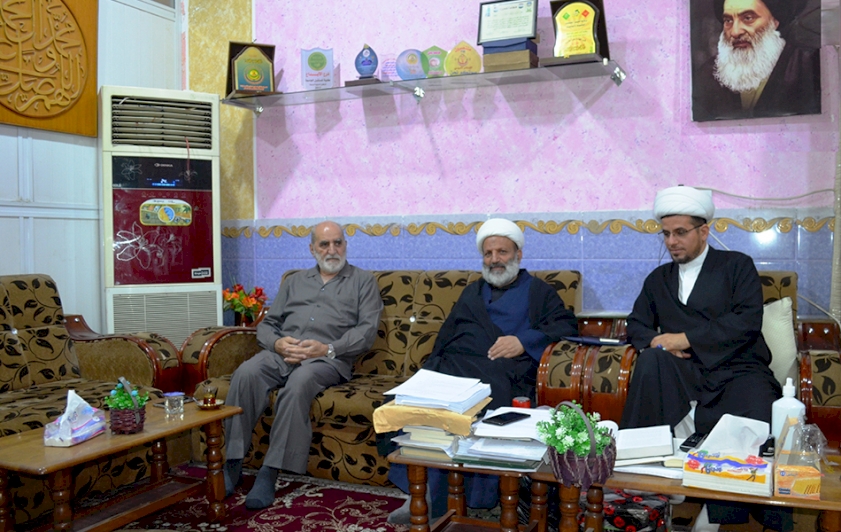 الشيخ عبد الحليم عوض في ضيافة مركز تراث الحِلَّة
