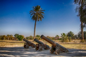 احد جوانب بيت الملك غازي في منطقة الدغاره   - إعلام مركز تراث الحلة