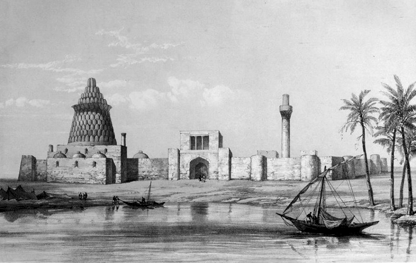 لوحتان لمسجد النخيلة عام 1864م
