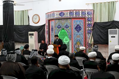 الحفل التأبيني لسنوية العالم الرباني فقيه اهل البيت ( عليهم السلام) المرجع الديني آية الله السيد محمد سعيد الطباطبائي الحكيم (رضوان الله عليه).