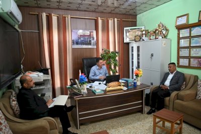 ضمن زياراته الميدانية مركز تراث الجنوب يزور إعدادية الناصرية للبنين