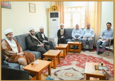 فضلاء وحدة التحقيق في رحاب مركز تراث الجنوب
