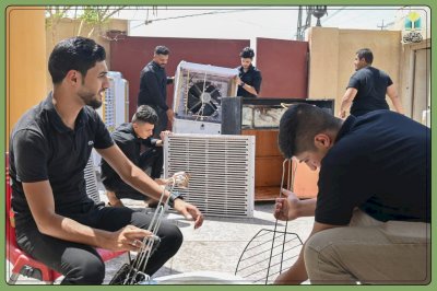 مركز تراث الجنوب يكرم مجموعة من الشباب الذين تطوعوا للعمل في موكب (جنوب الولاء لحامل اللواء) التابع إلى مركز تراث الجنوب