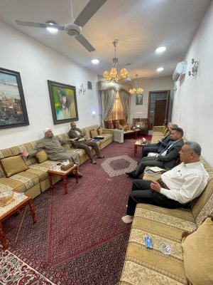 زيارة الى إحدى الأسر الدينية (أسرة المرحوم الشيخ حمود الساعدي)