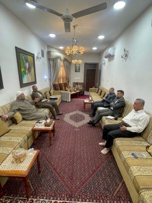 زيارة الى إحدى الأسر الدينية (أسرة المرحوم الشيخ حمود الساعدي)