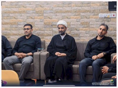 تلبية لدعوة كريمة من معهد القرآن الكريم .. كادر مركز تراث الجنوب يحضر مجلساً حسينيّاً بمناسبة استشهاد الإمام أبي الفضل العباس (ع)
