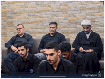 تلبية لدعوة كريمة من معهد القرآن الكريم .. كادر مركز تراث الجنوب يحضر مجلساً حسينيّاً بمناسبة استشهاد الإمام أبي الفضل العباس (ع)